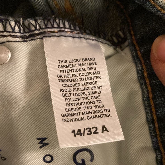 Lucky Brand High Rise Mom Jeans Drew size 14 - Picture 9 of 9